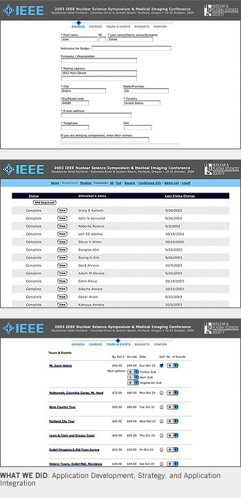 CyberSense built this online registration application for IEEE.
